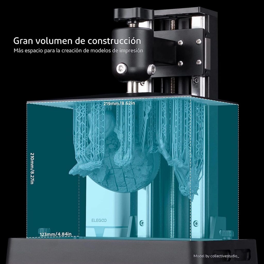 La impresora 3D ELEGOO Saturn 8K MSLA: Calidad y Potencia en tus Manos!